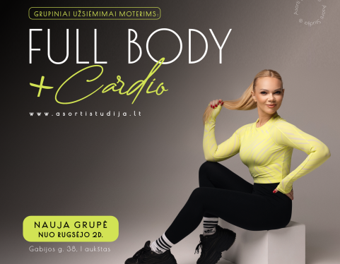 Naujiena – FULL BODY+CARDIO treniruotės