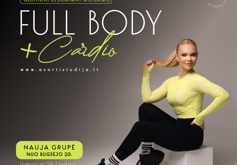Naujiena – FULL BODY+CARDIO treniruotės