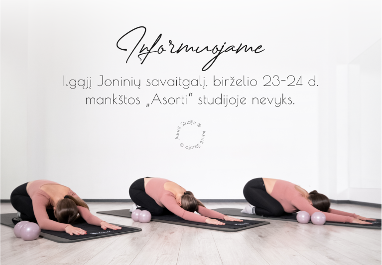 Informacija dėl Joninių savaitgalio