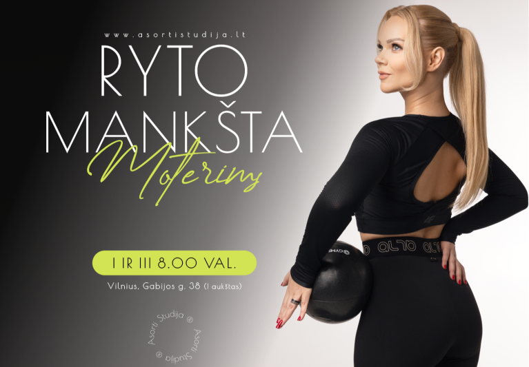 RYTO MANKŠTA MOTERIMS