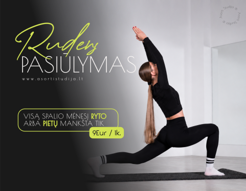 Spalio mėnesio pasiūlymas